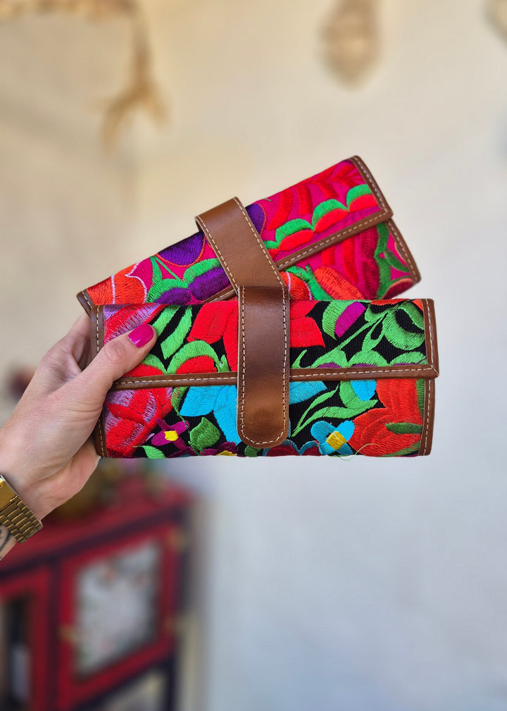 Portfel skórzany Bordado