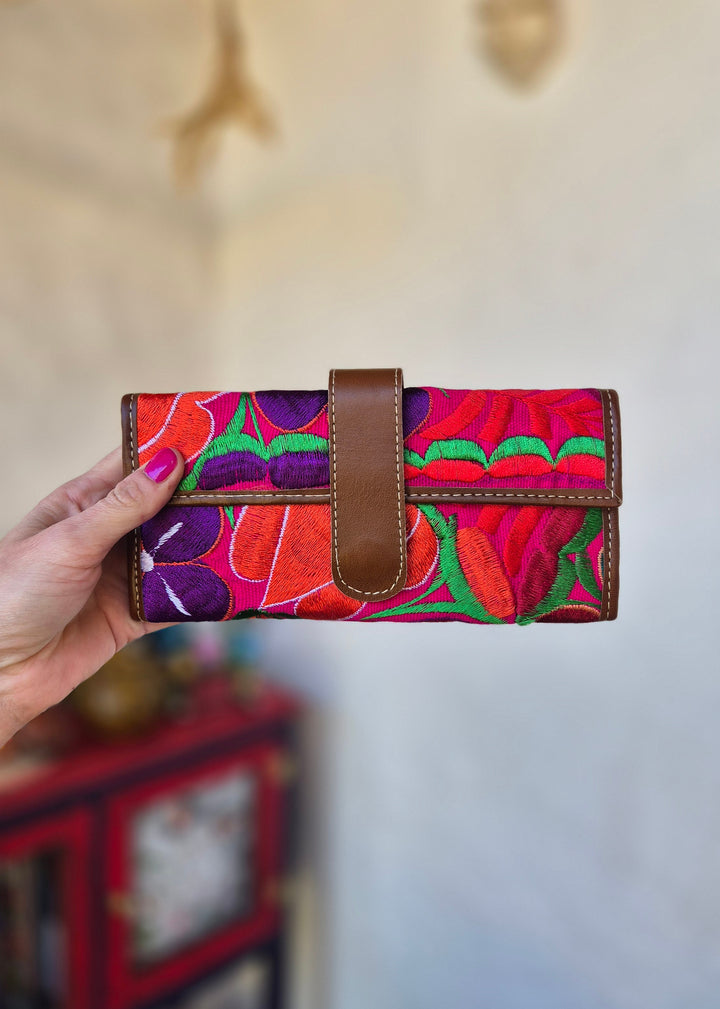 Portfel skórzany Bordado