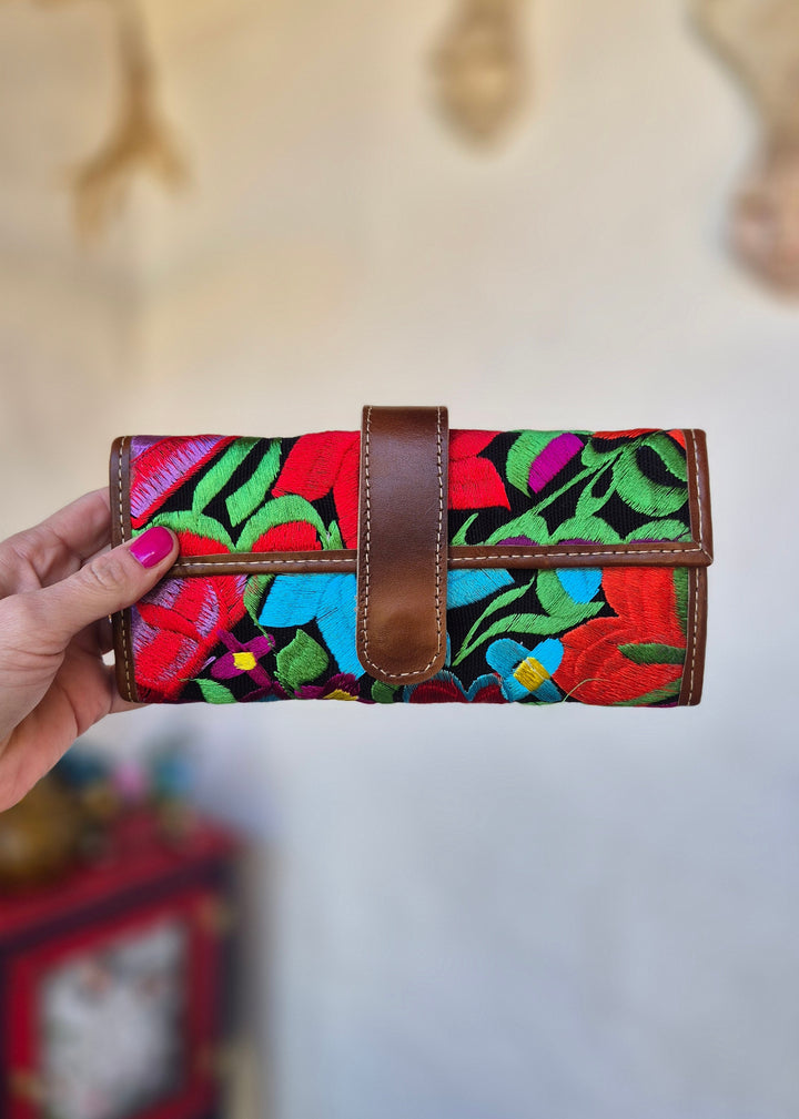 Portfel skórzany Bordado