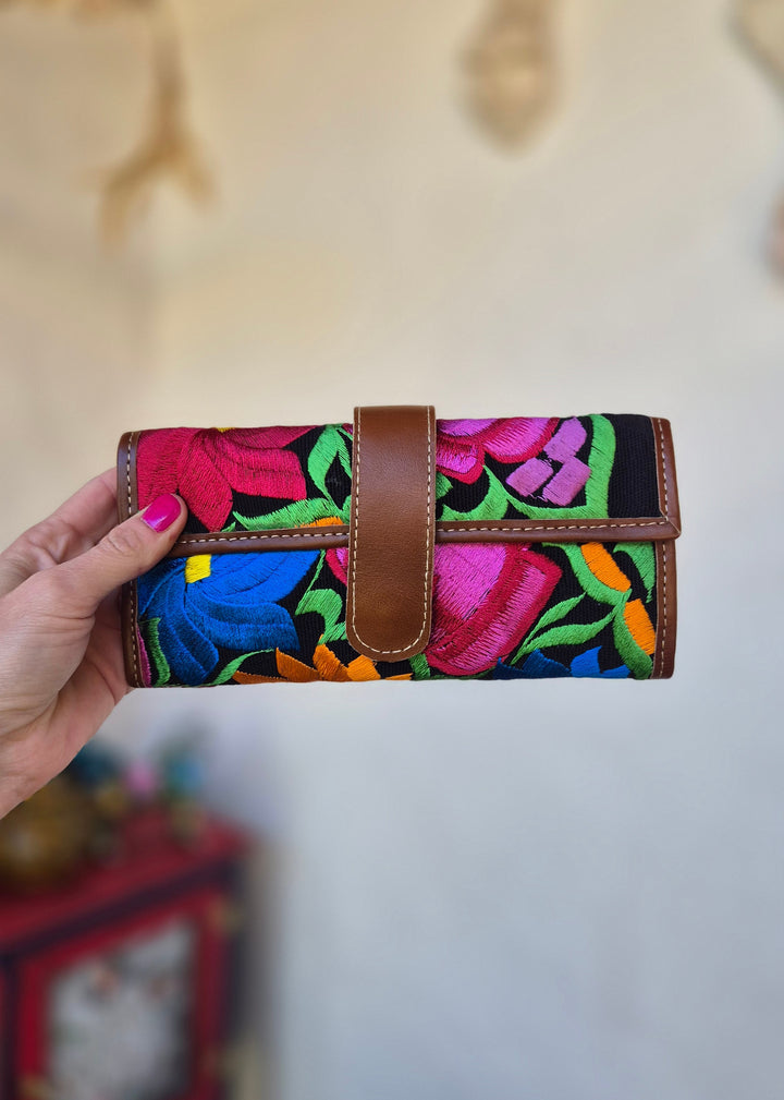 Portfel skórzany Bordado