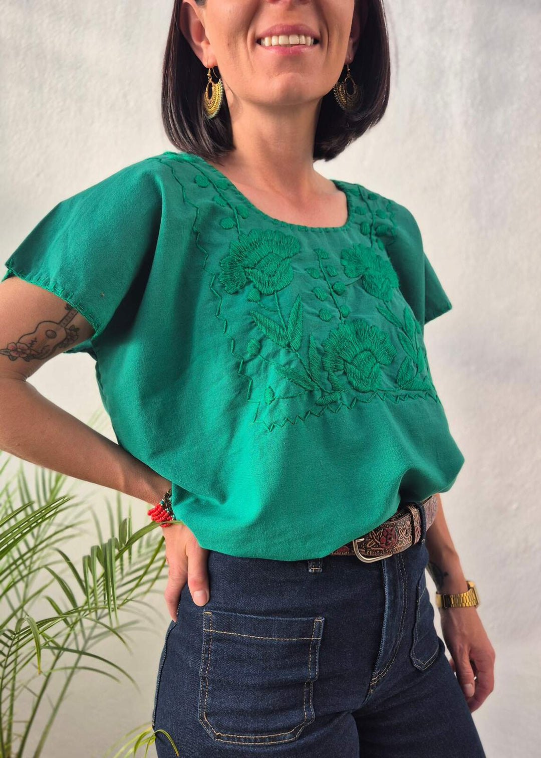 Bluzka haftowana Miraflores