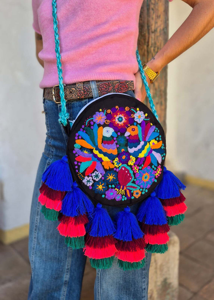 Torba haftowana Nare Czarna