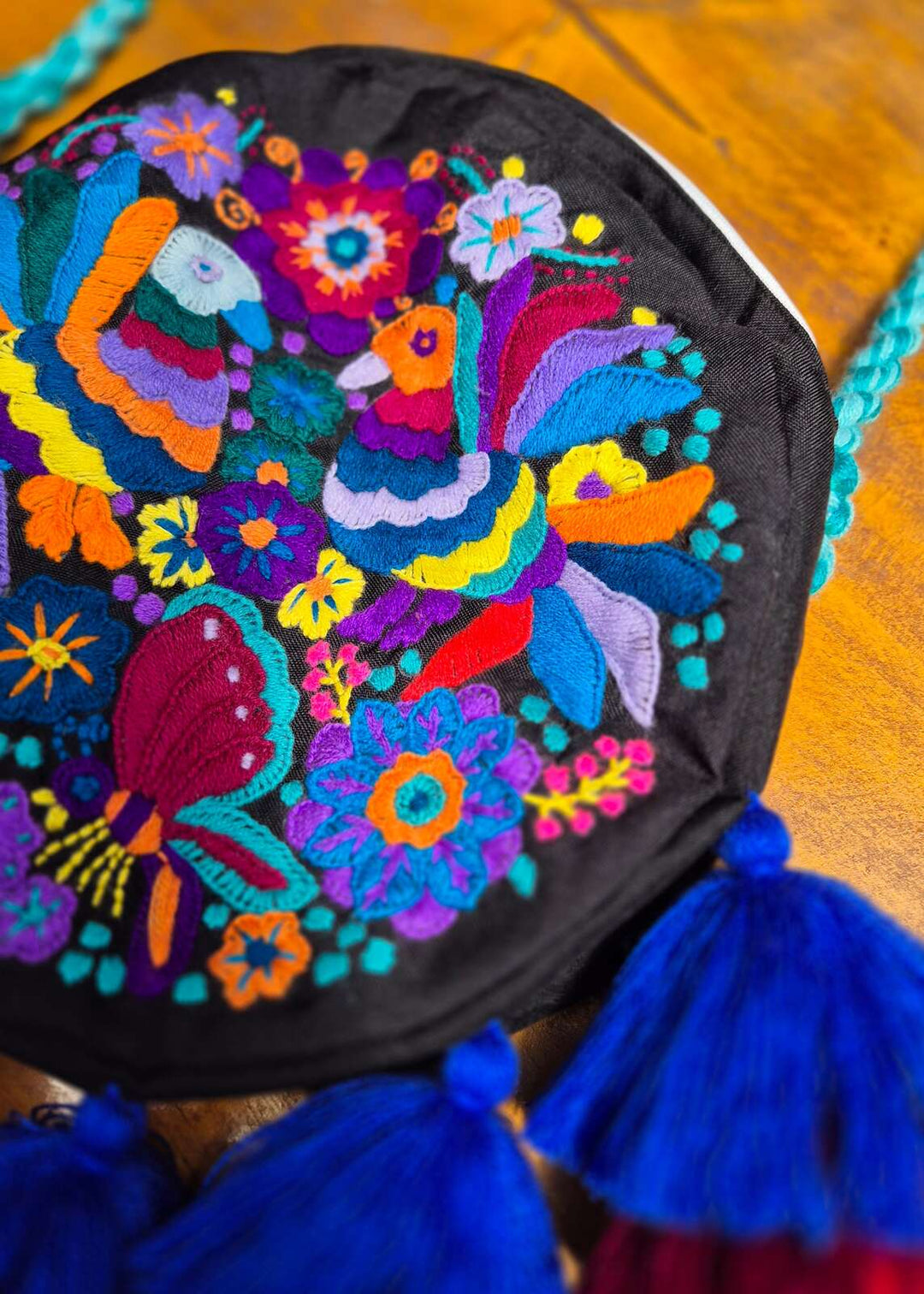 Torba haftowana Nare Czarna