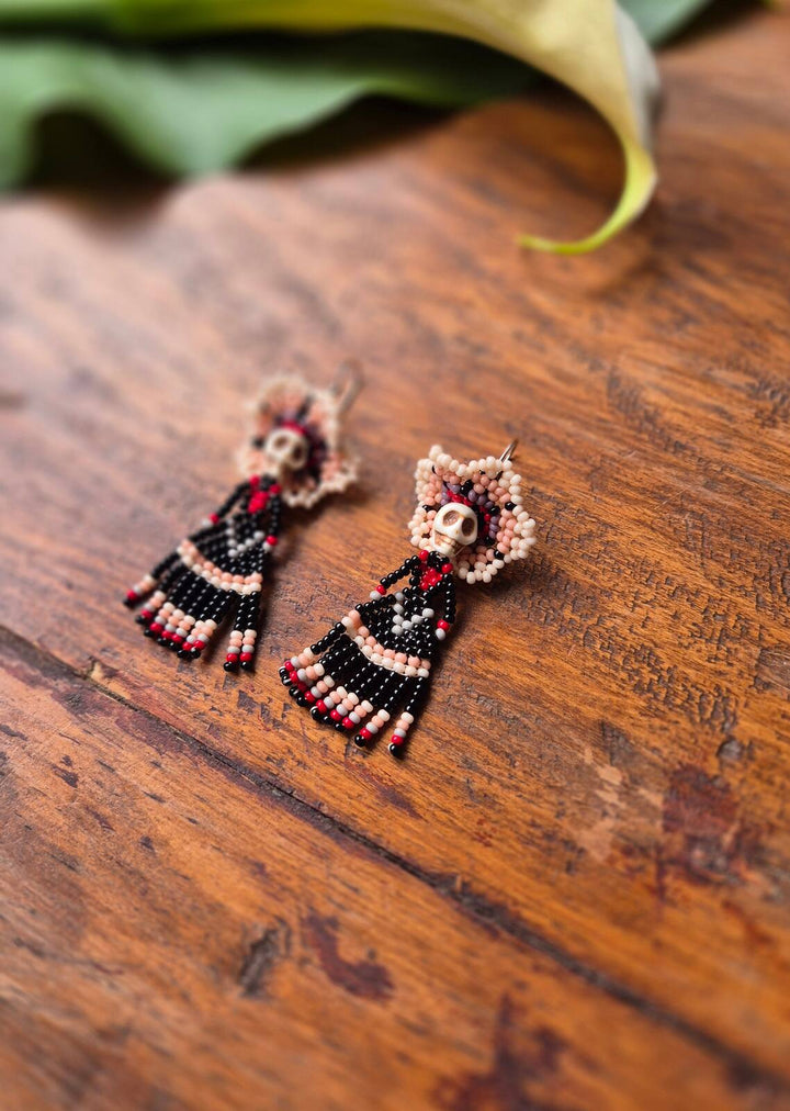 Mini aretes de Catrina
