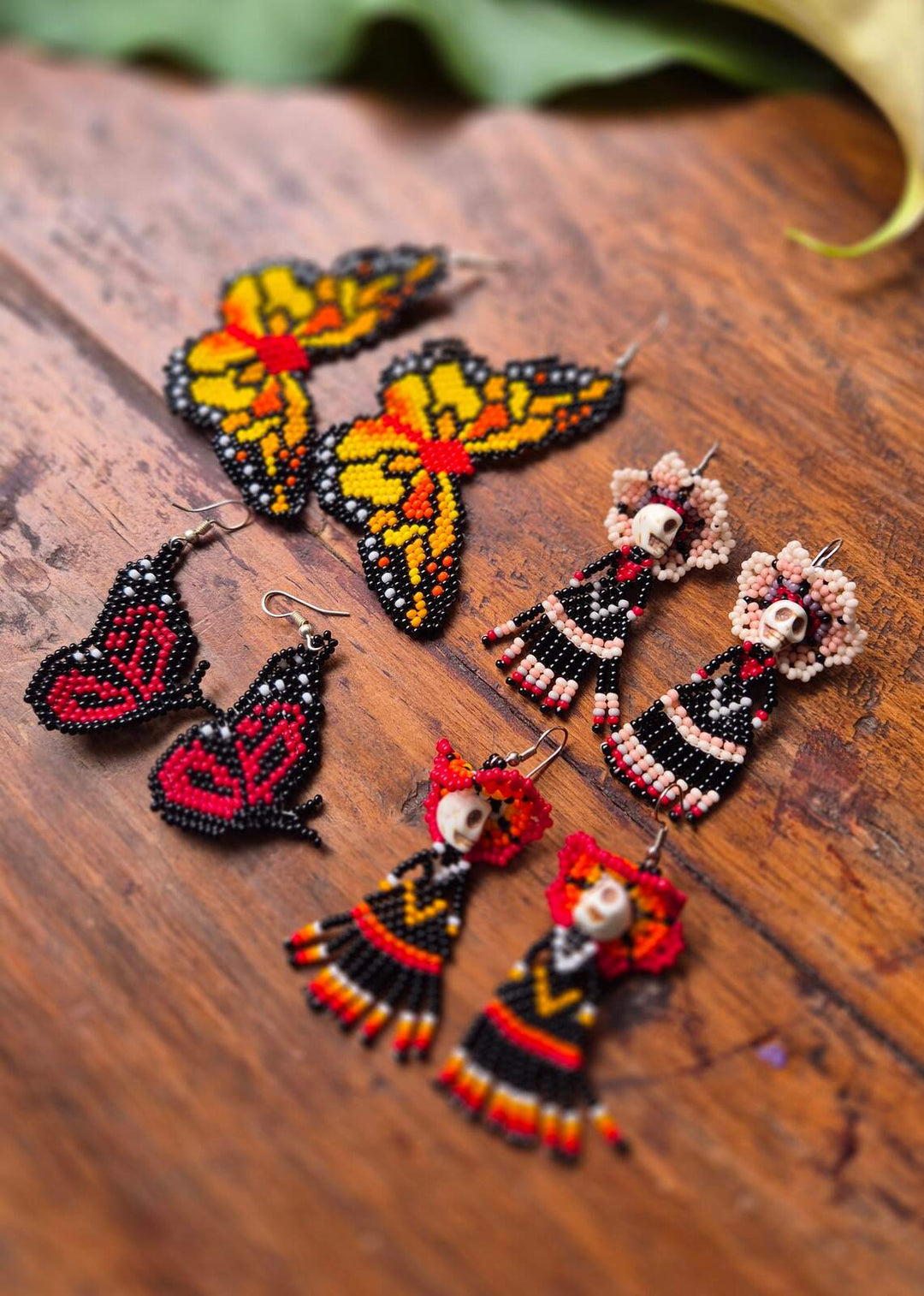 Mini aretes de Catrina