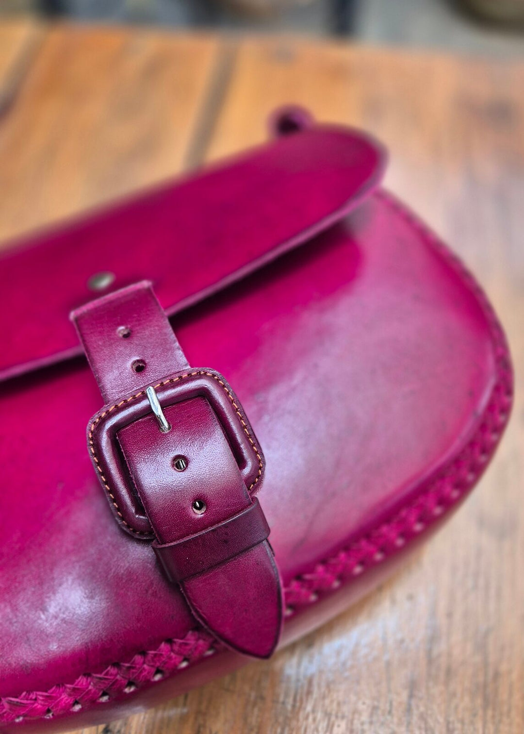 Torebka skórzana Elena Wiśniowa