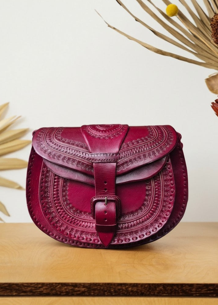 Bolso de piel Isabel Cherry 