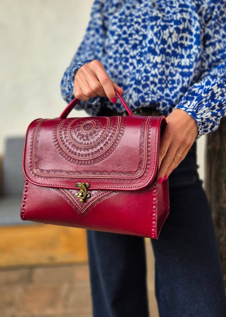 Bolso baúl Linda Cherry