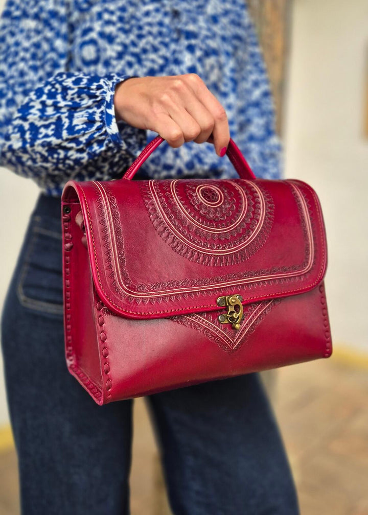 Bolso baúl Linda Cherry