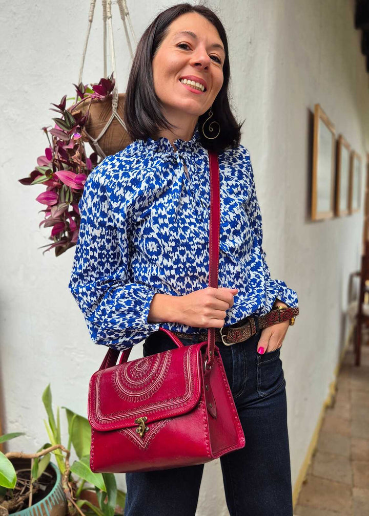 Bolso baúl Linda Cherry