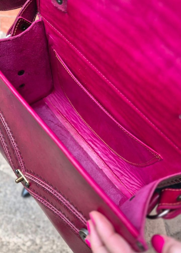 Bolso baúl Linda Cherry