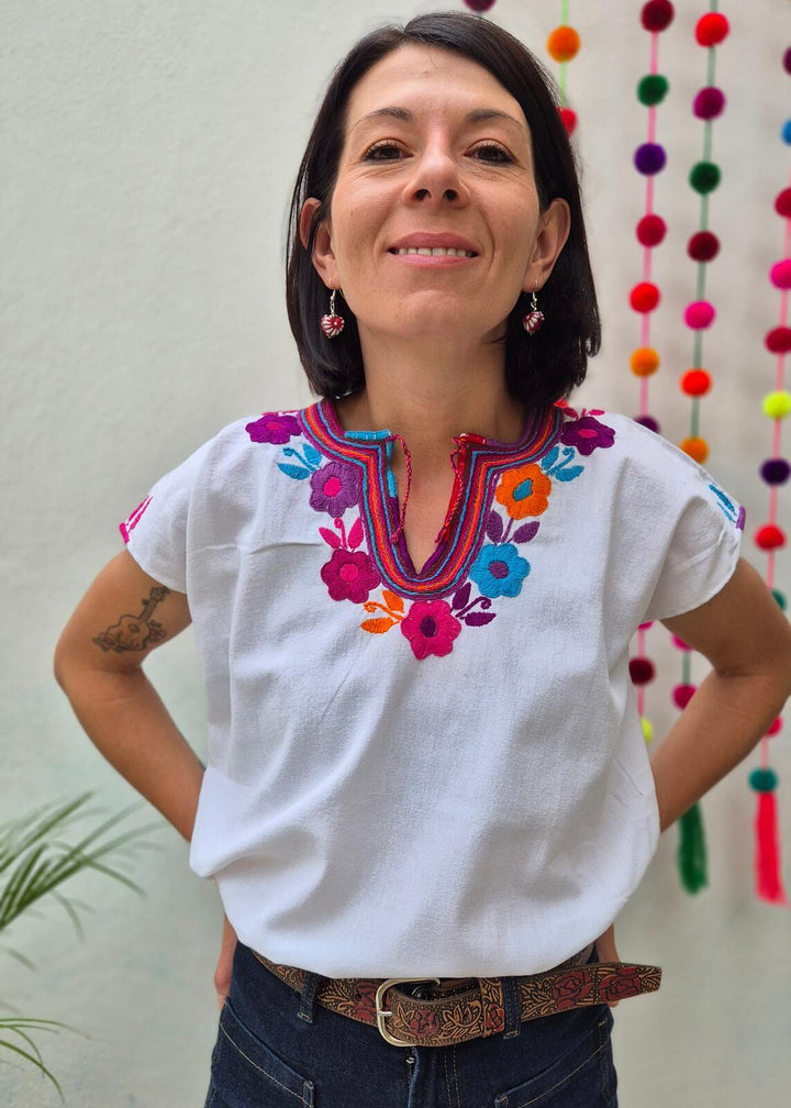 Blusa Chanal Blanca
