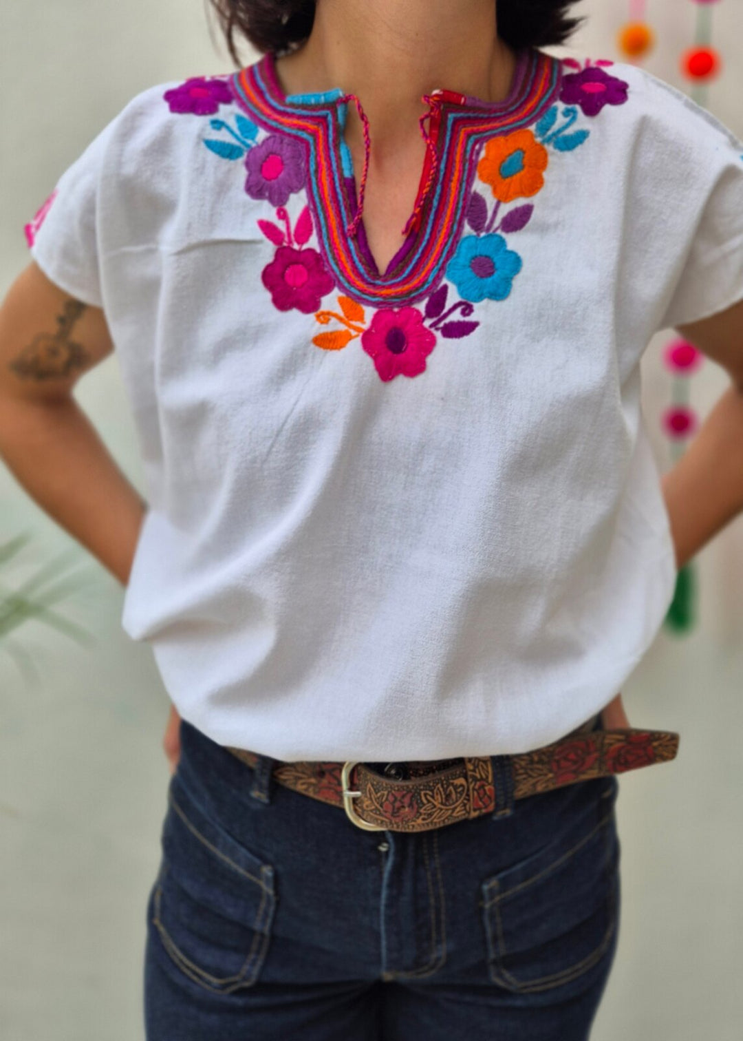 Blusa Chanal Blanca