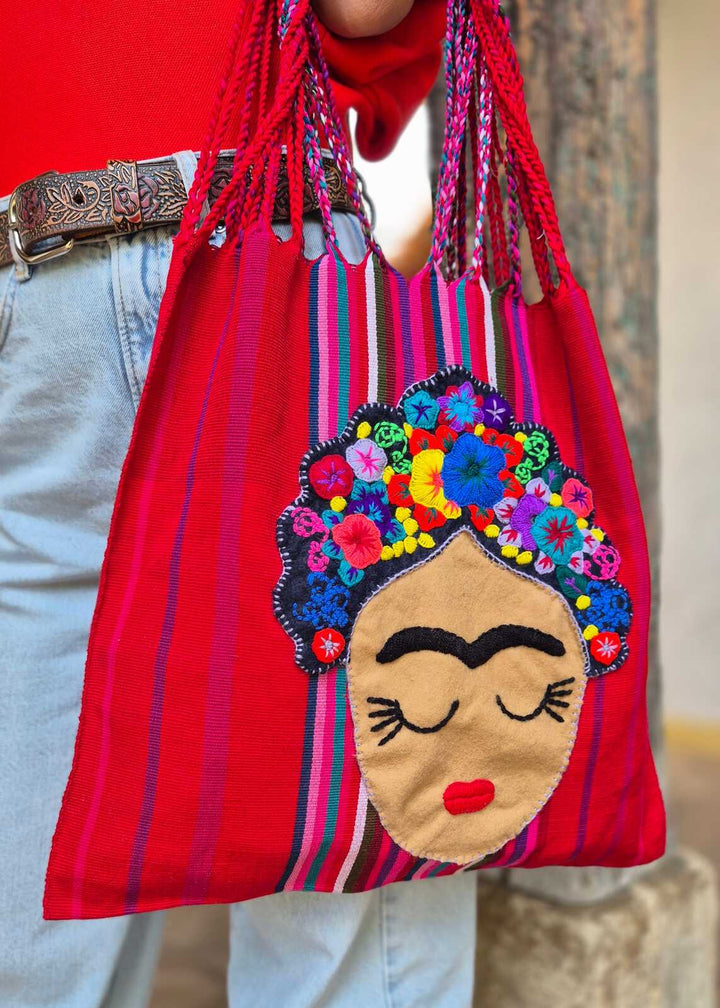 Bolsa bordada de Catrina