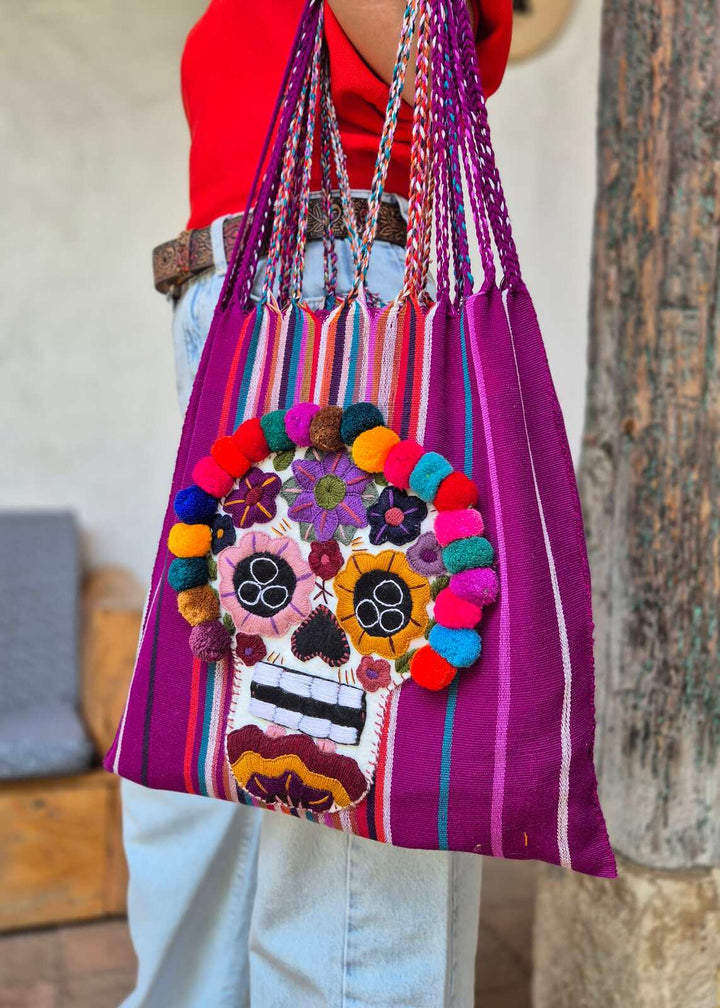 Bolsa bordada de Catrina
