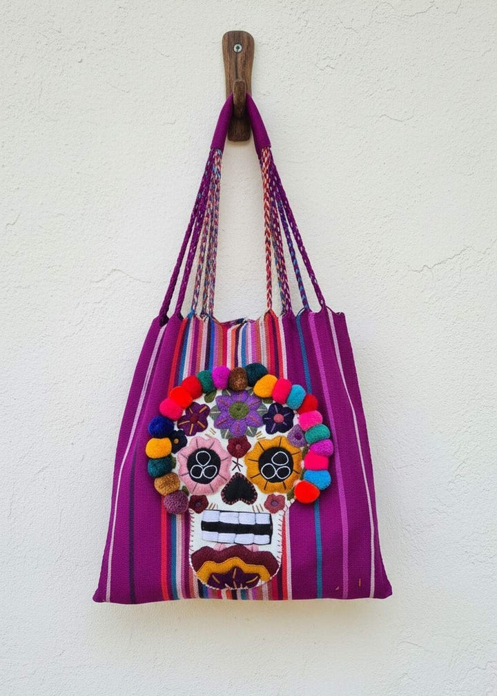 Bolsa bordada de Catrina