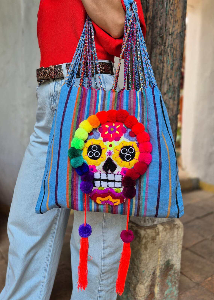 Bolsa bordada de Catrina