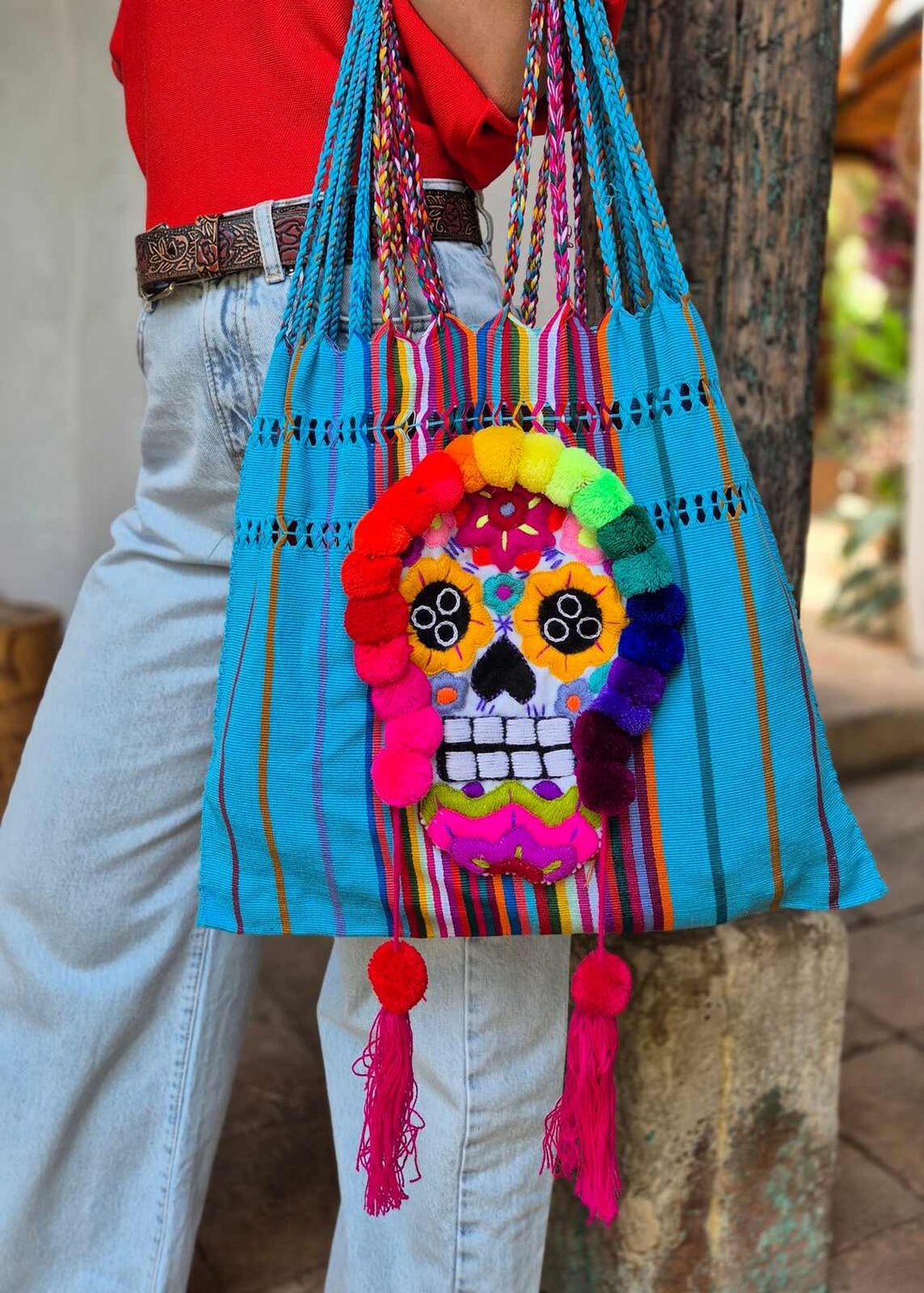 Bolsa bordada de Catrina