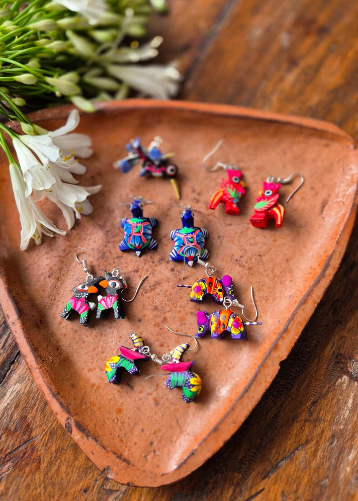 Kolczyki Alebrijes