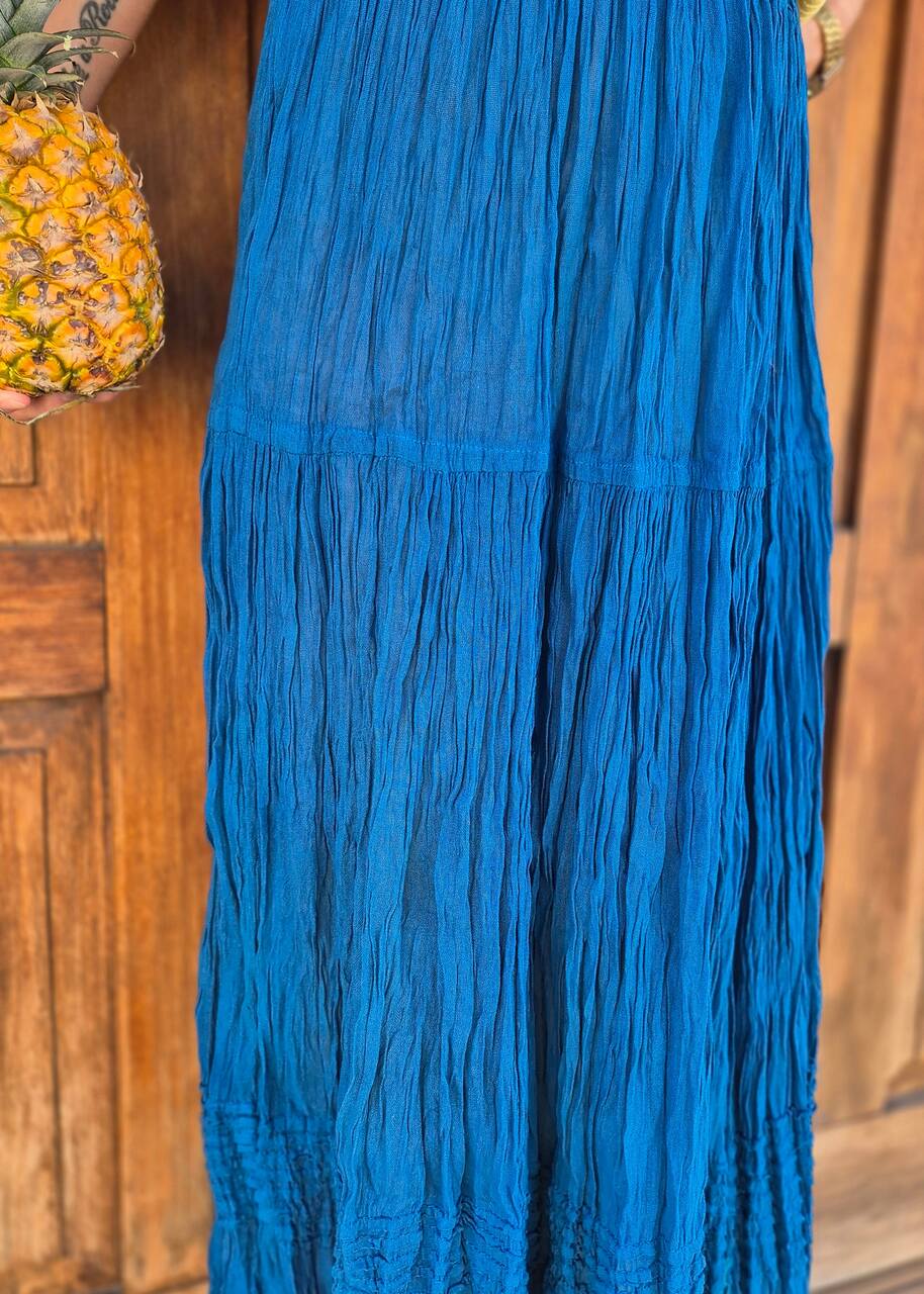 Boho viscose patchwork skirt