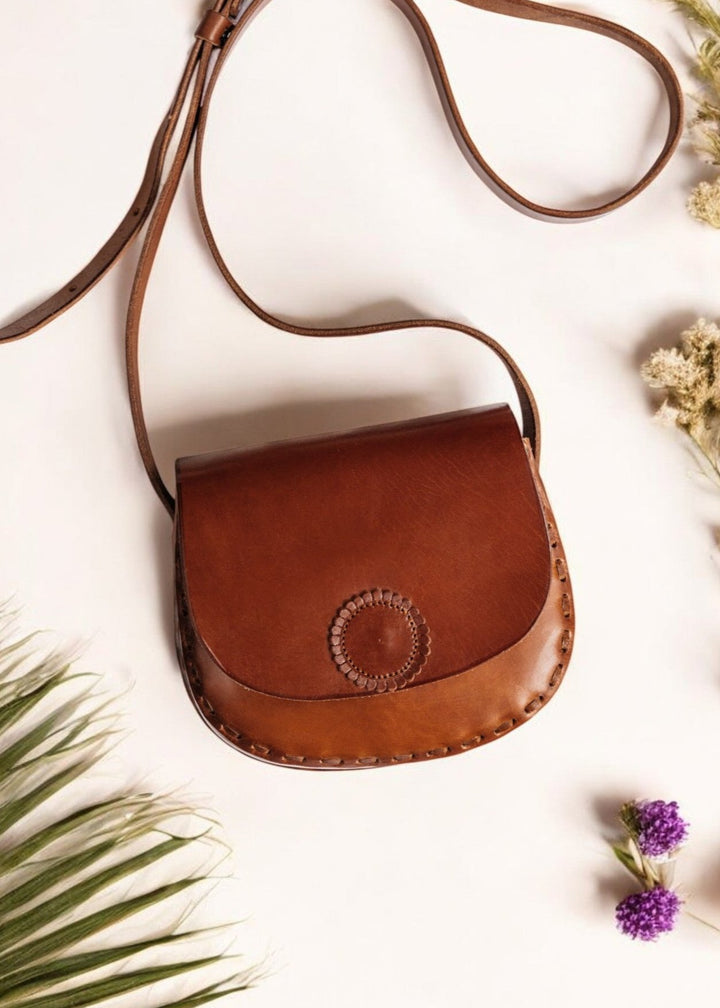 Annita leather handbag