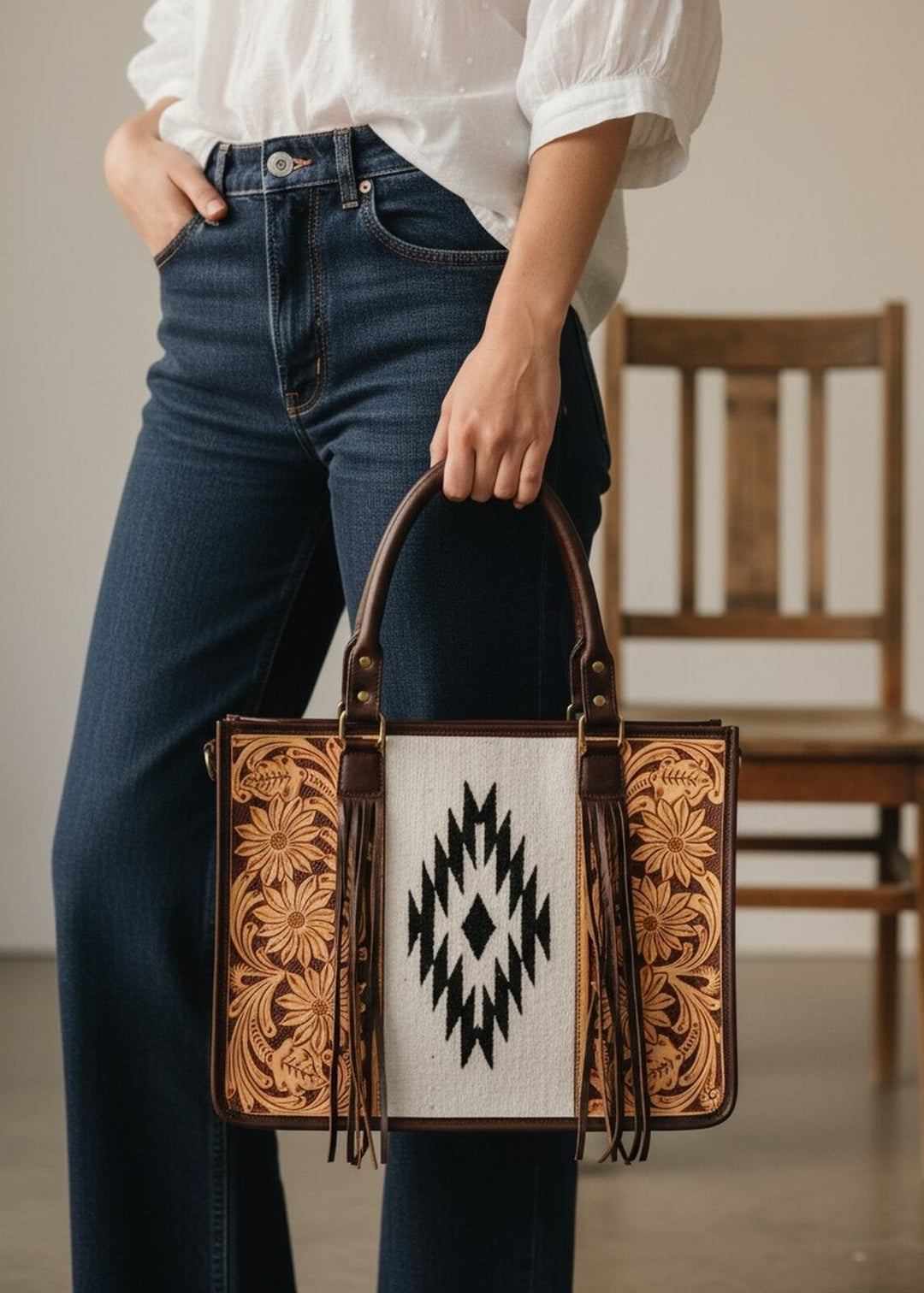 Bolso de cuero Kochi