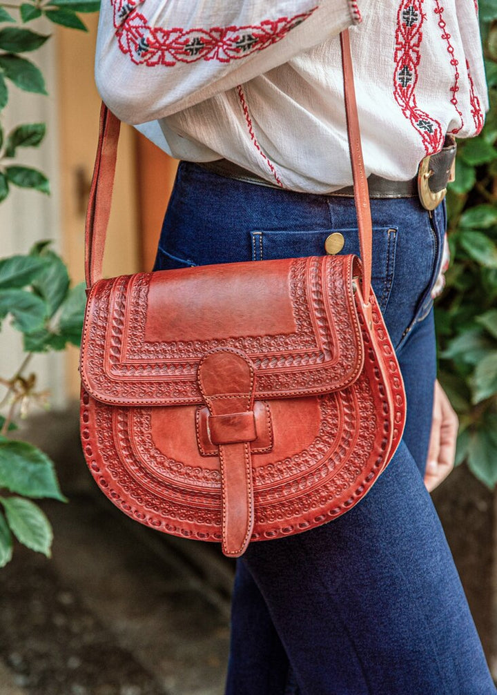El bolso de cuero de Dana