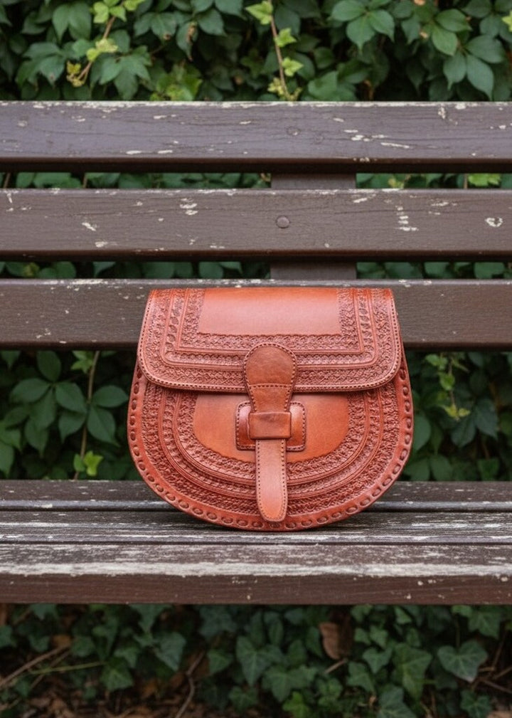 El bolso de cuero de Dana