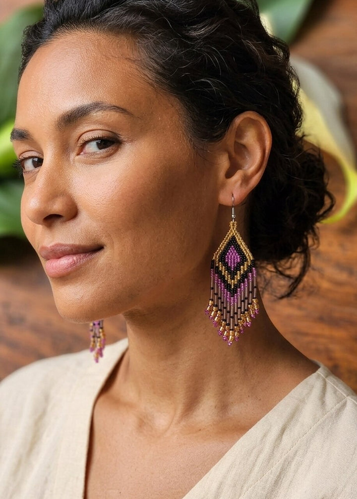 Pendientes de coral