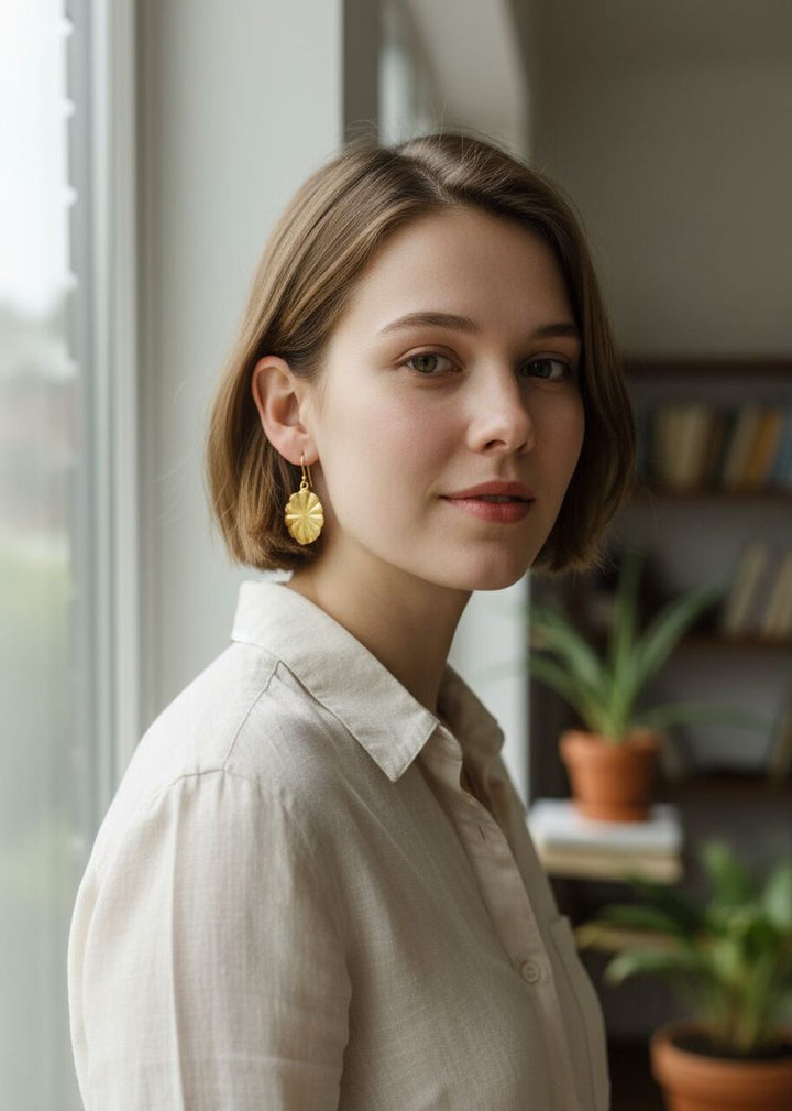 Kolczyki z mosiądzu Veena