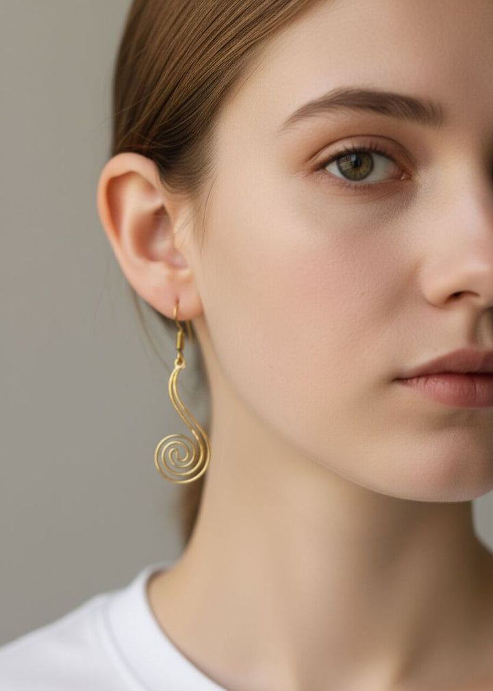 Kolczyki z mosiądzu Sana