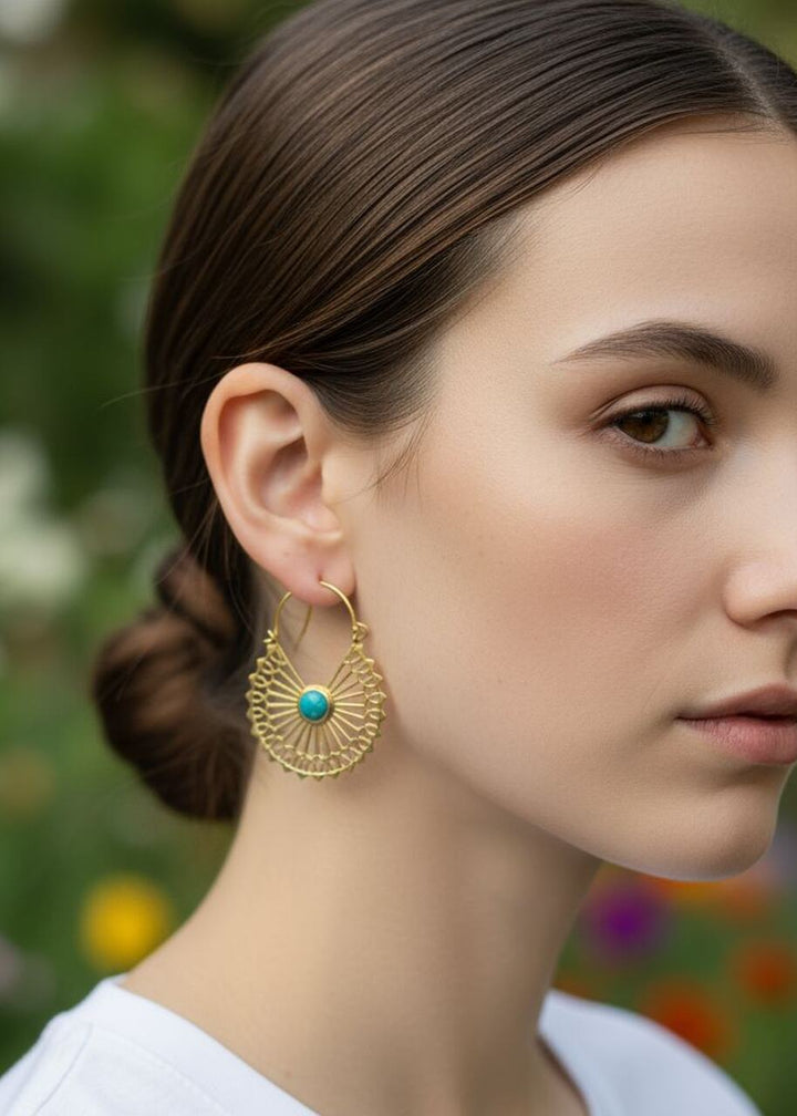 Kolczyki z mosiądzu Suri