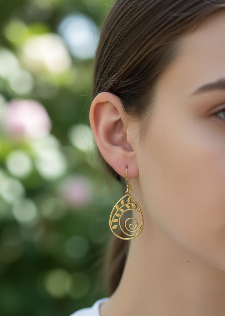 Kolczyki z mosiądzu Jiyana