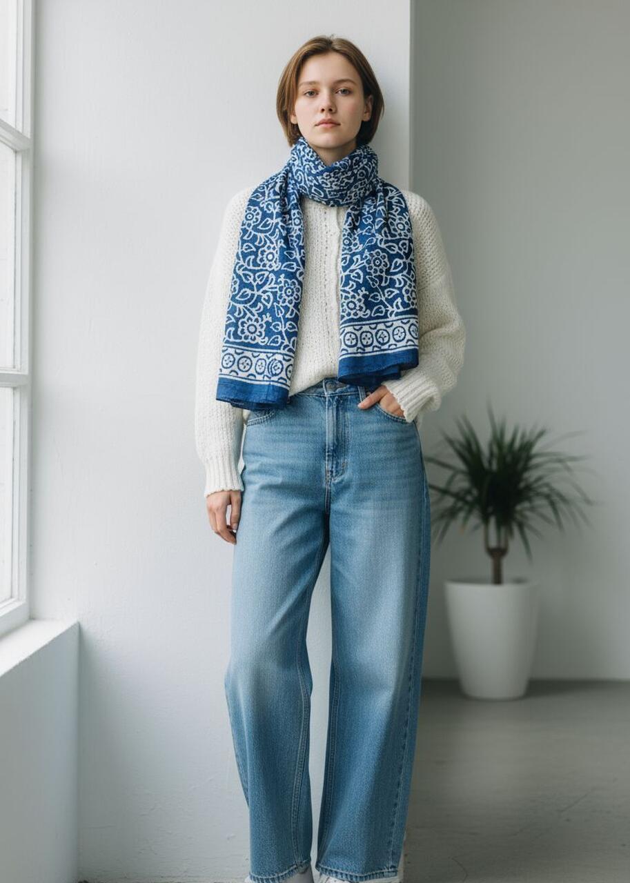 Szal Bawełniany Ramesh