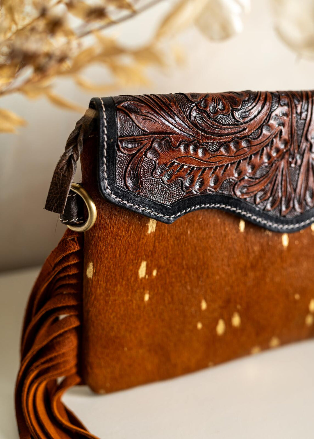 Torebka skórzana Sagara