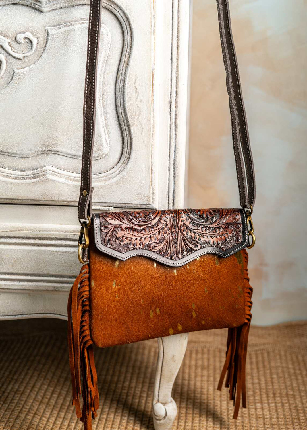 Torebka skórzana Sagara