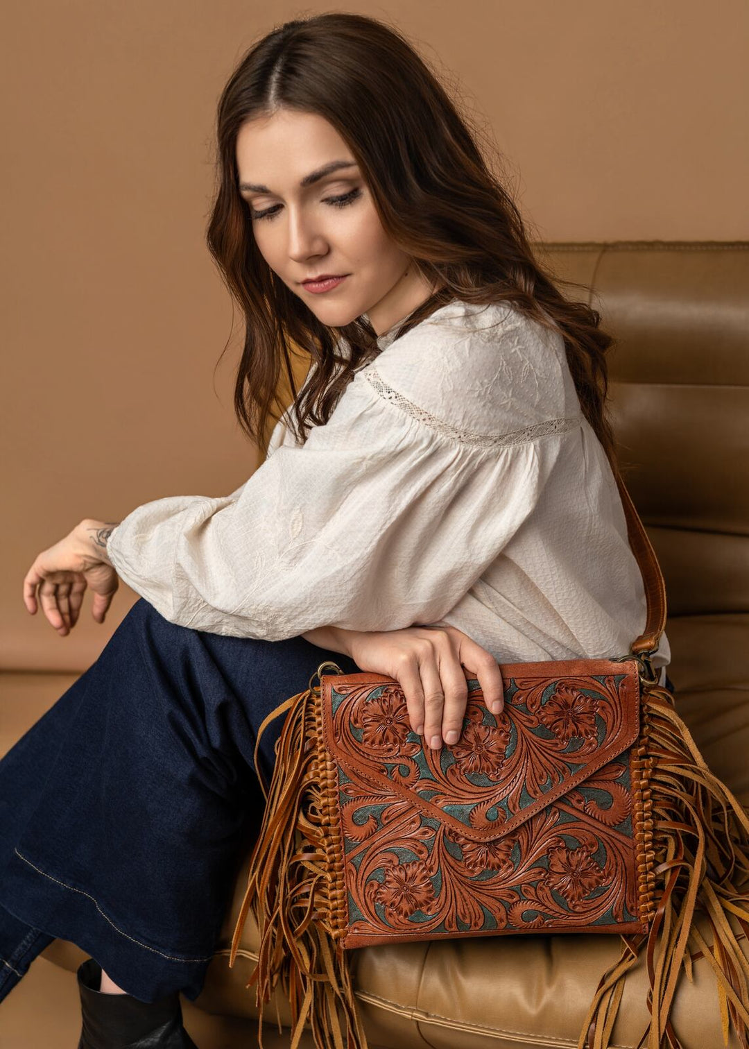 Torebka skórzana Bassa