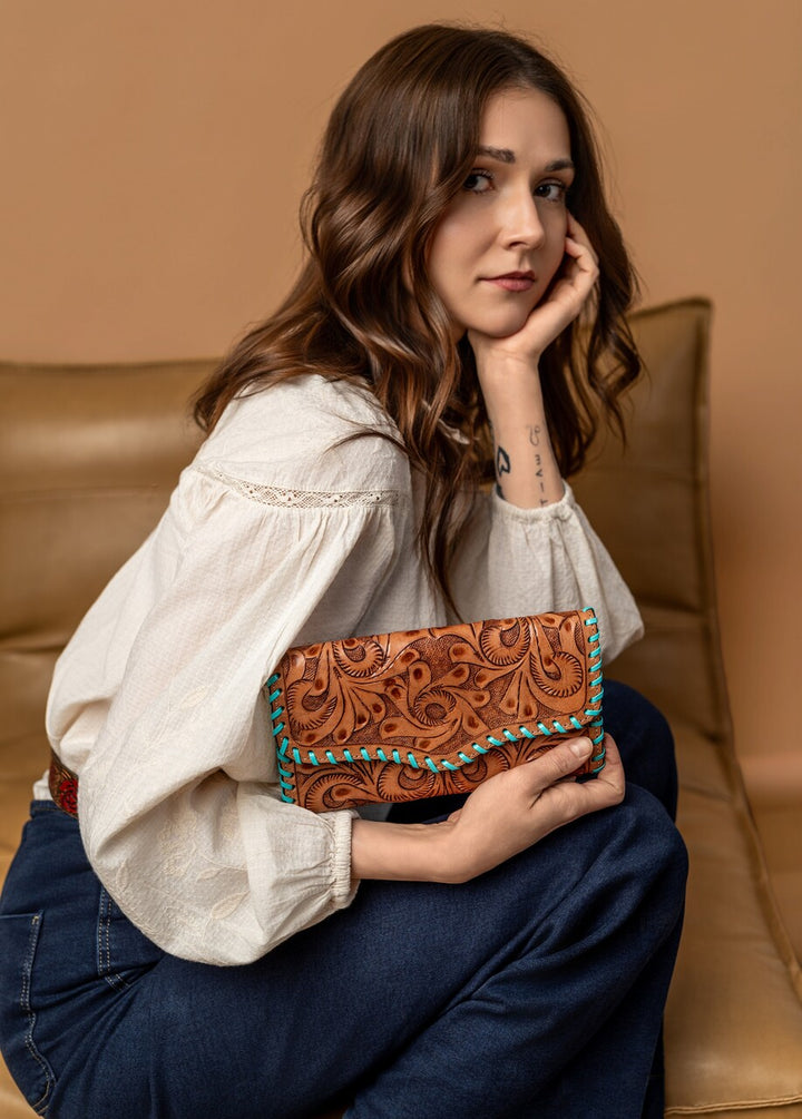 Kopertówka skórzana Rewa