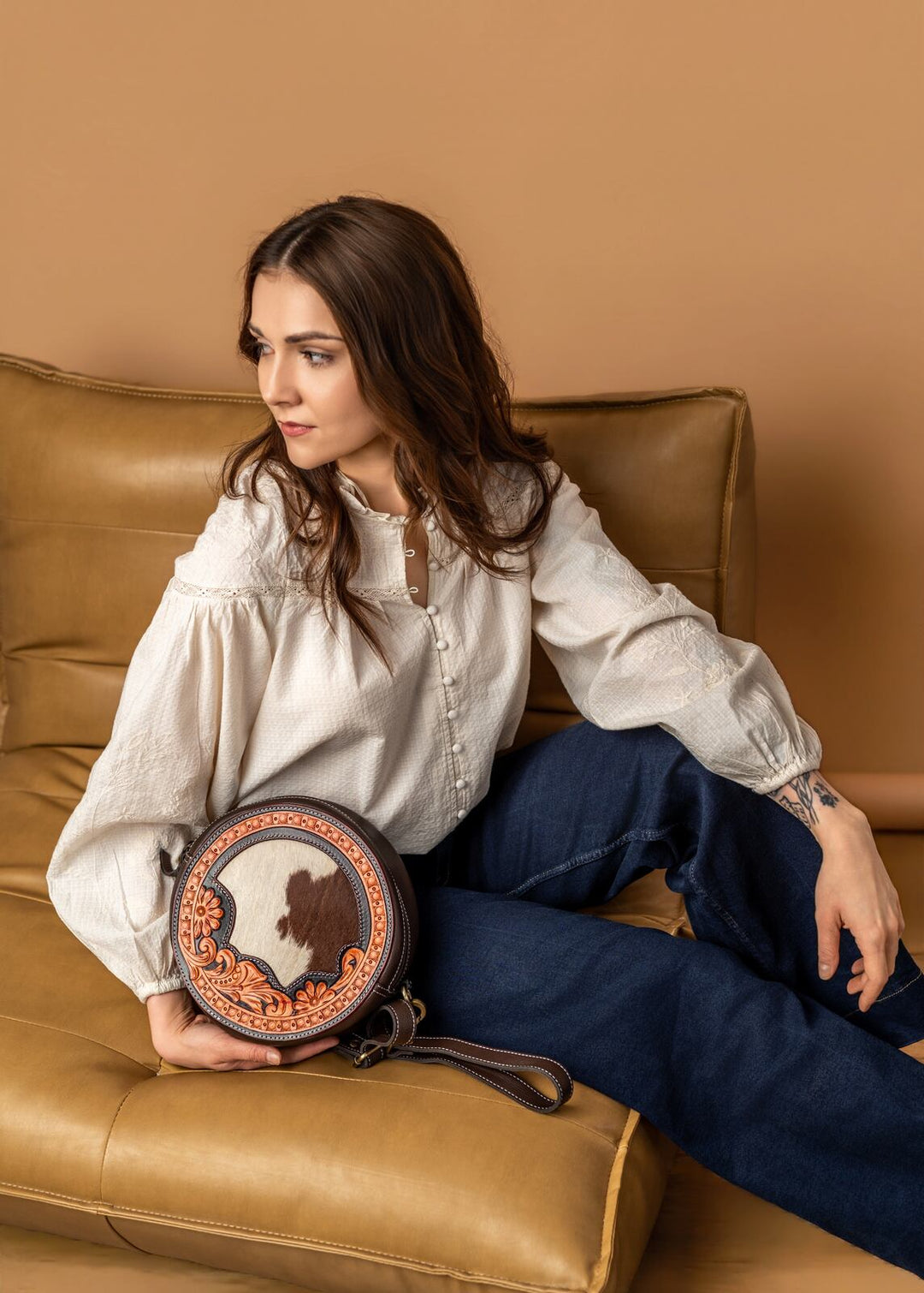 Torebka skórzana Madaba