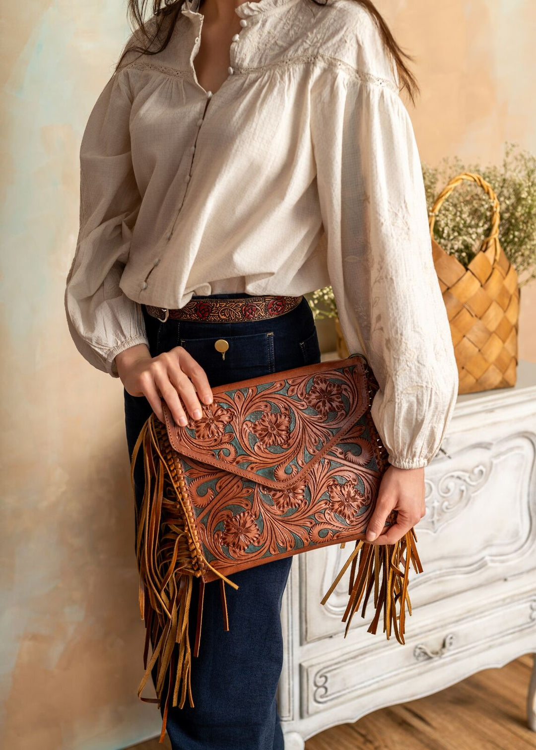 Torebka skórzana Bassa