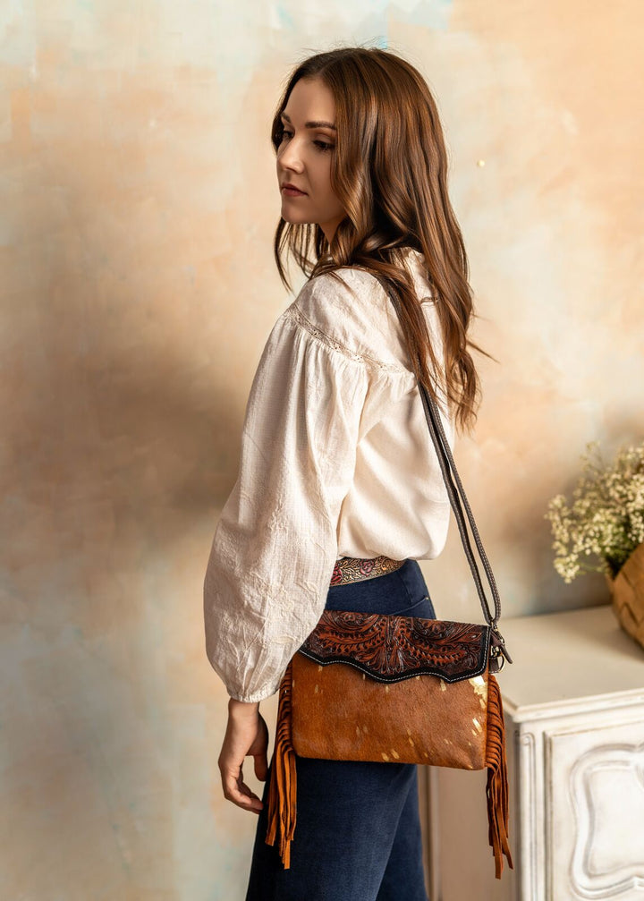 Torebka skórzana Sagara