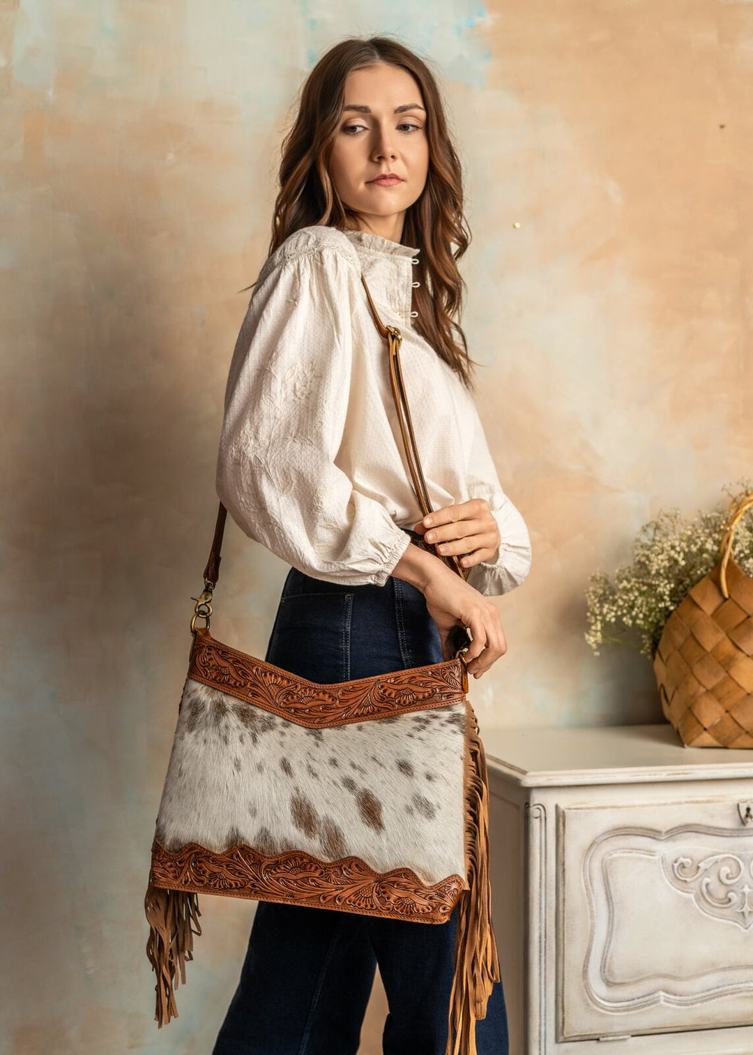 Torebka skórzana Ramsa