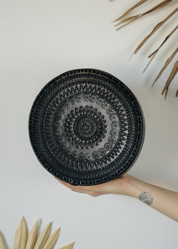 Torebka skórzana Carmen Duża Czarna