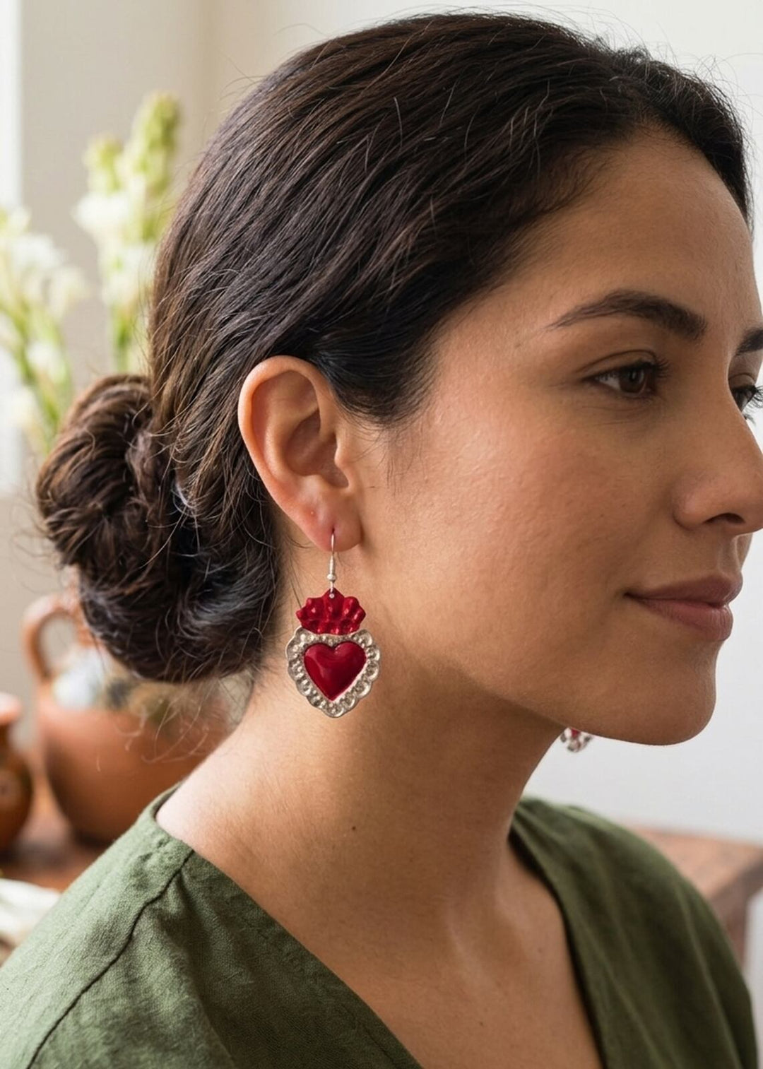 Mini aretes de Catrina