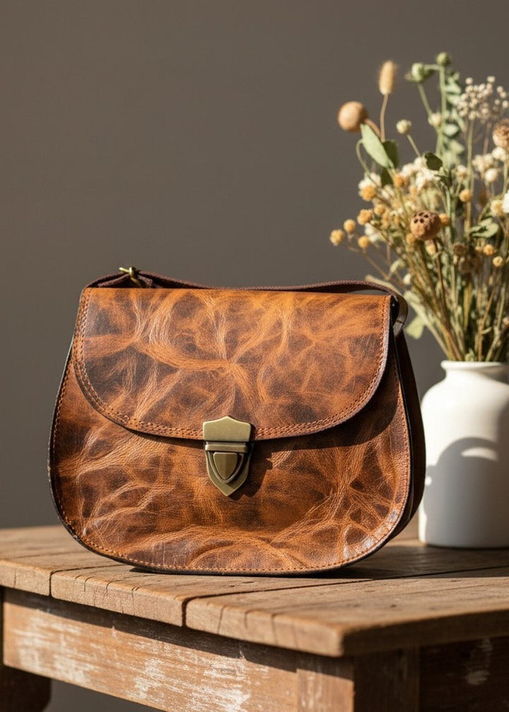 Torebka skórzana Khari