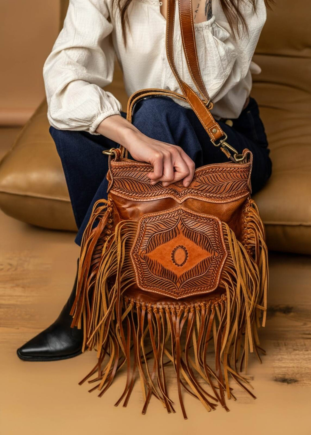 Torebka skórzana Vellore