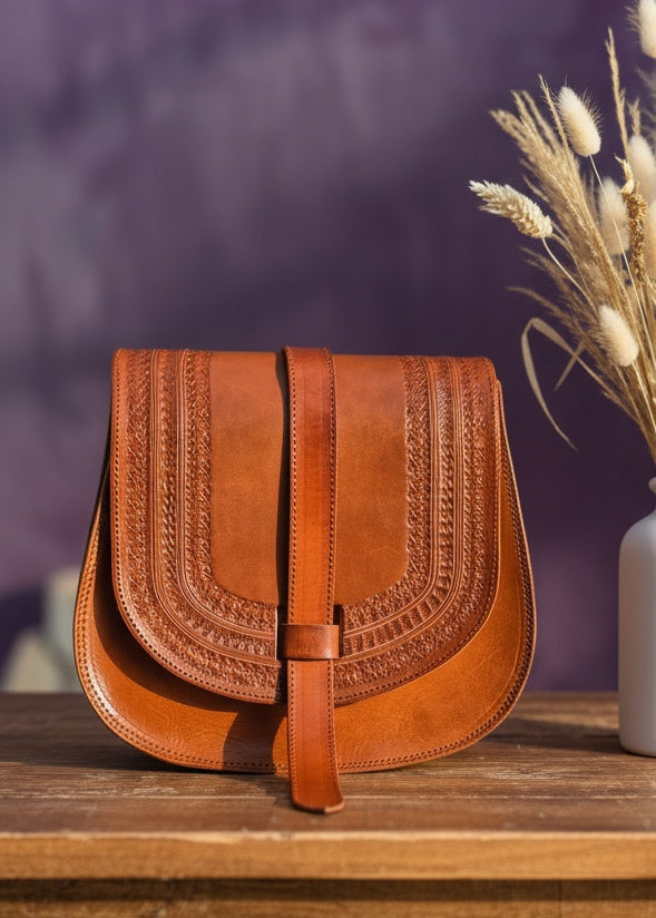 Torebka skórzana Rosa Wzory